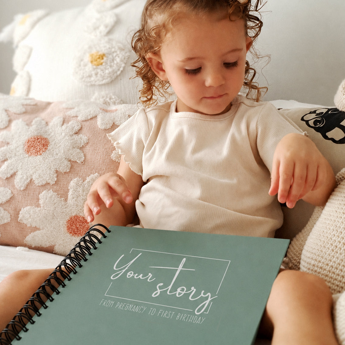Baby Journal - Sage