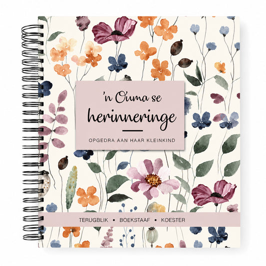 Ouma se Herinneringe - Waterverfvoorblad