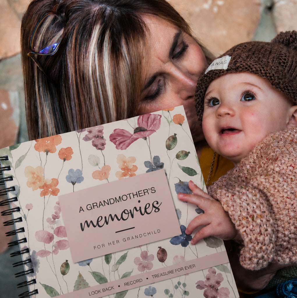 Grandmother's Book of Memories - Watercolour cover