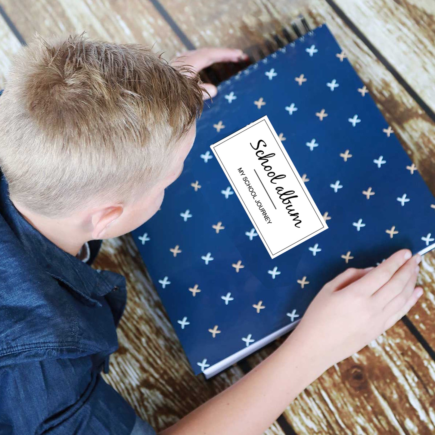 English School Album - Navy