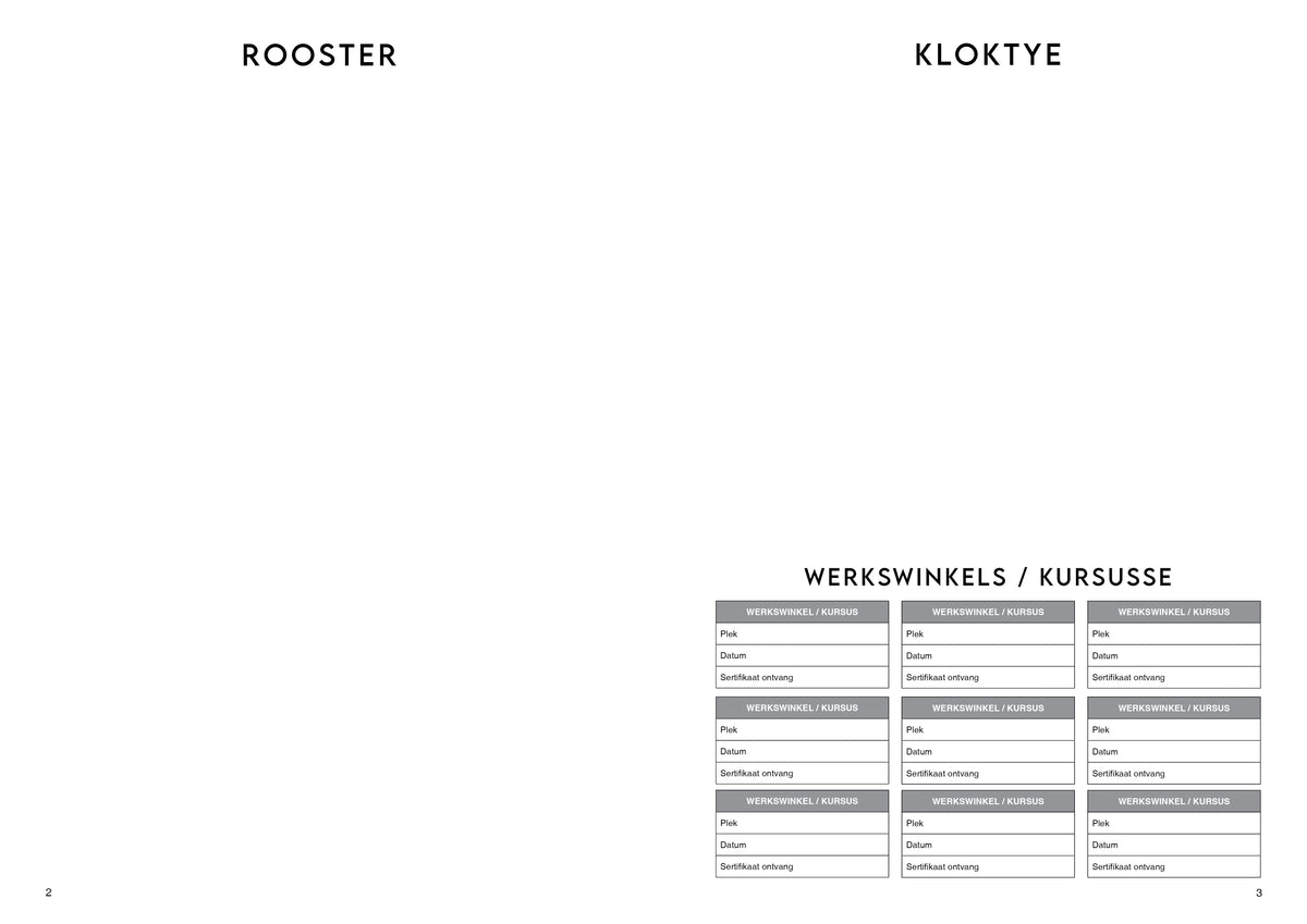 A4 Hardeband Onderwysersbeplanner 2027 - Daisies pienk